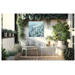 Kirklands Home Outdoor Wall Decor|Chantilly Lace Outdoor Canvas Art Print
