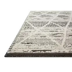 Kirklands Home Area Rugs|Charcoal Gradient Diamond Area Rug, 5x7