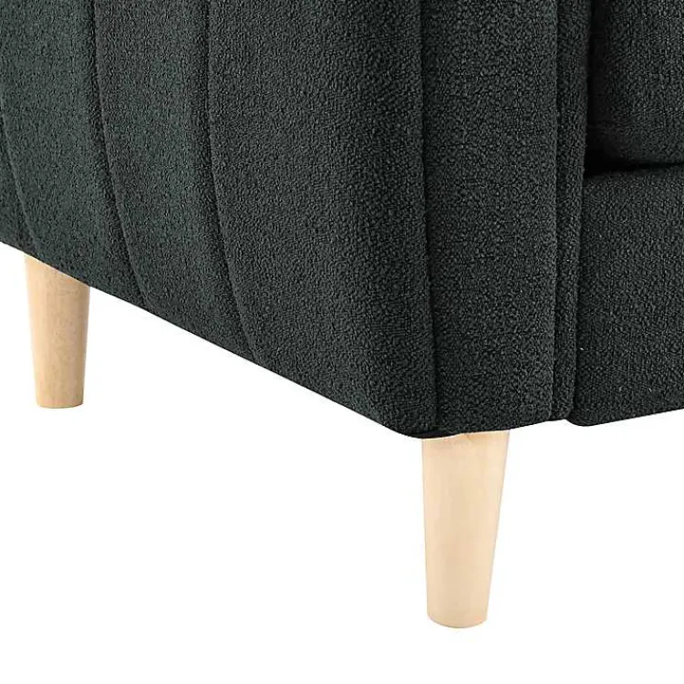 Kirklands Home Sofas & Loveseats|Charcoal Lyon Sofa Gray