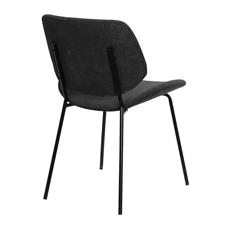 Kirklands Home Dining Chairs|Charcoal Quest Dining Chair Black