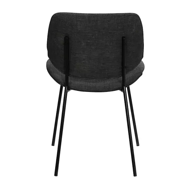 Kirklands Home Dining Chairs|Charcoal Quest Dining Chair Black