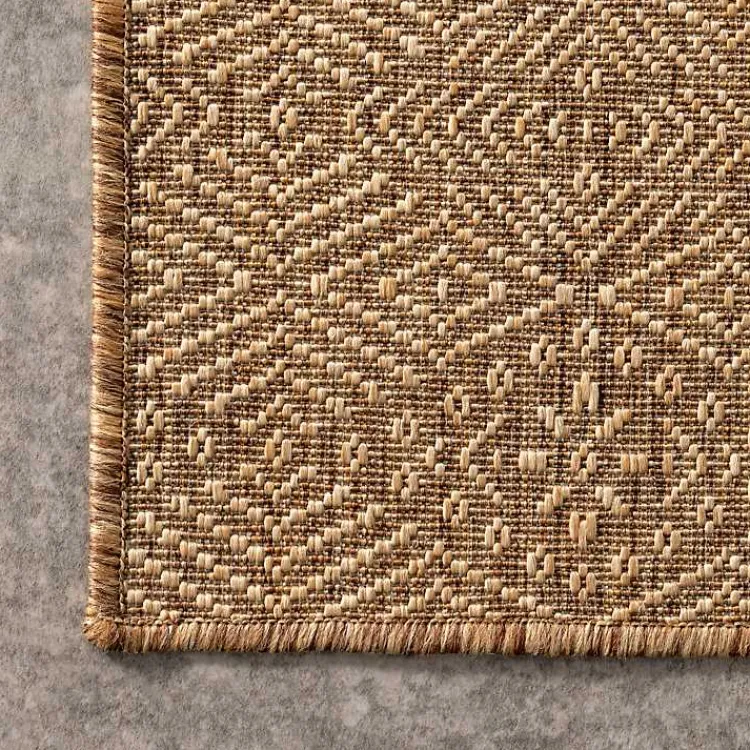 Kirklands Home Outdoor Rugs|Charlotte Elegant Outdoor Rug, 8x10 Tan