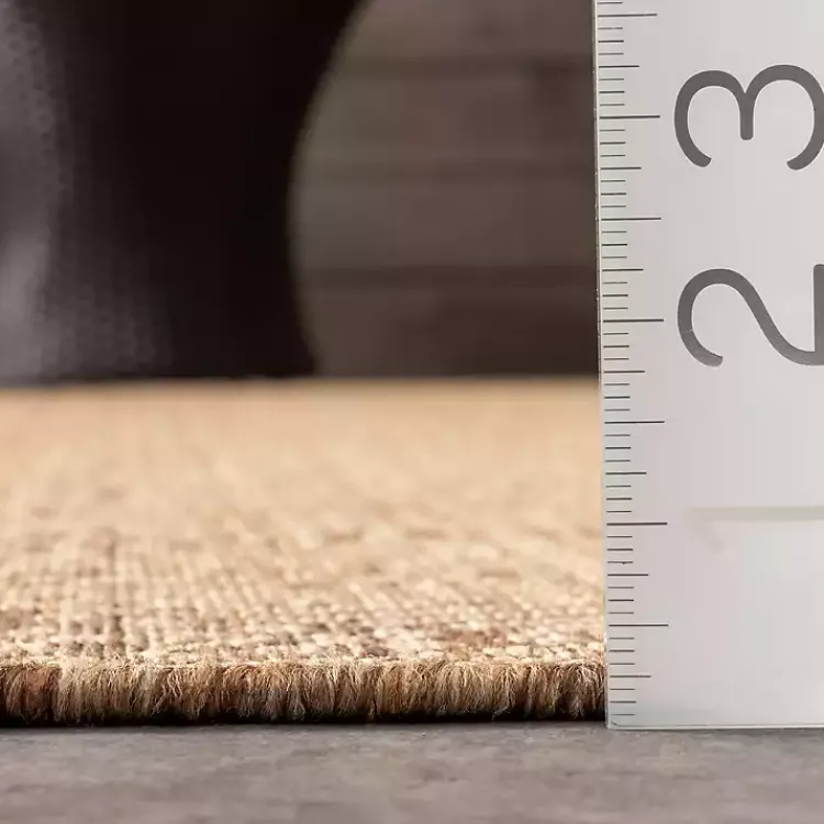 Kirklands Home Outdoor Rugs|Charlotte Elegant Outdoor Rug, 8x10 Tan