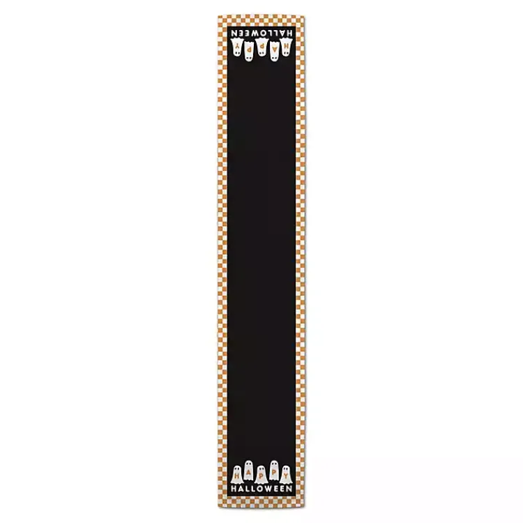 Checker Happy Halloween Ghost Table Runner, 90 in. Halloween
