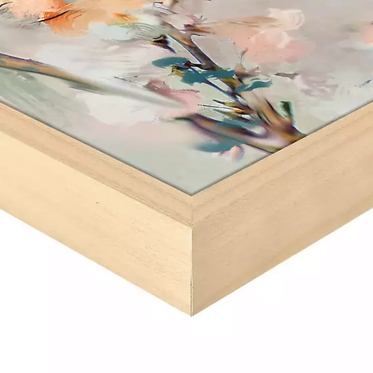 Kirklands Home Canvas Art|Cherry Blossom Blooms Birch Framed Canvas Print