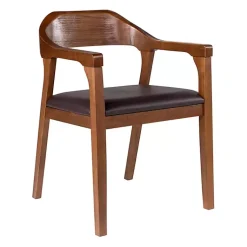 Kirklands Home Dining Chairs|Chestnut Ramus Dining Armchairs, Set of 2 Brown