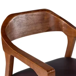 Kirklands Home Dining Chairs|Chestnut Ramus Dining Armchairs, Set of 2 Brown