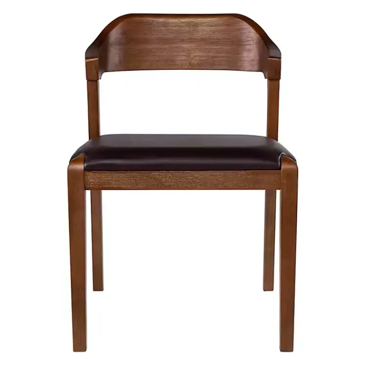 Kirklands Home Dining Chairs|Chestnut Ramus Dining Side Chairs, Set of 2 Brown