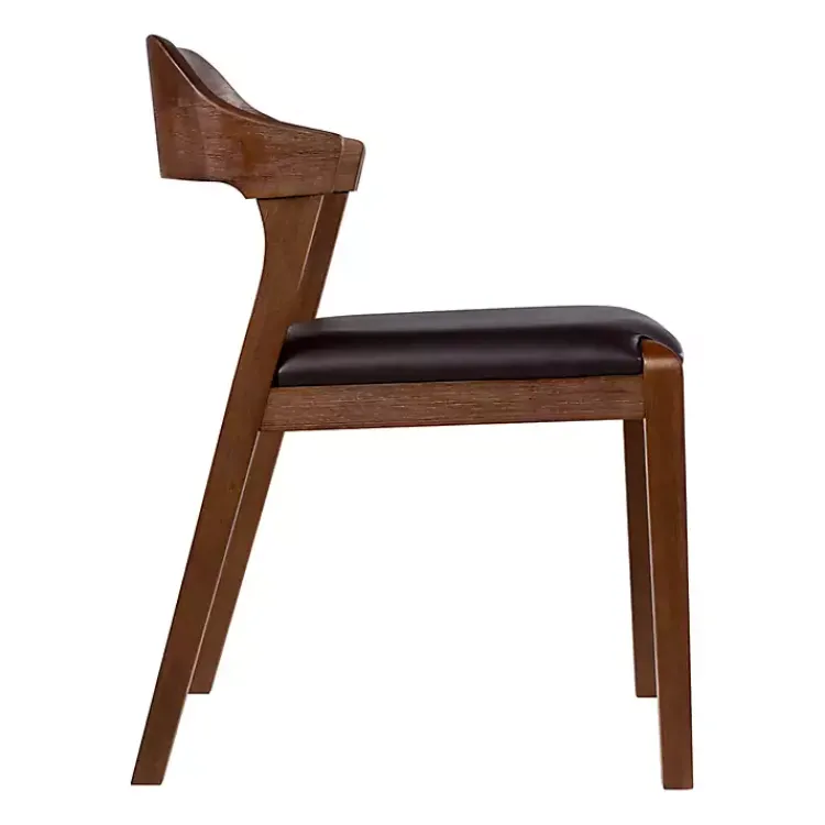 Kirklands Home Dining Chairs|Chestnut Ramus Dining Side Chairs, Set of 2 Brown