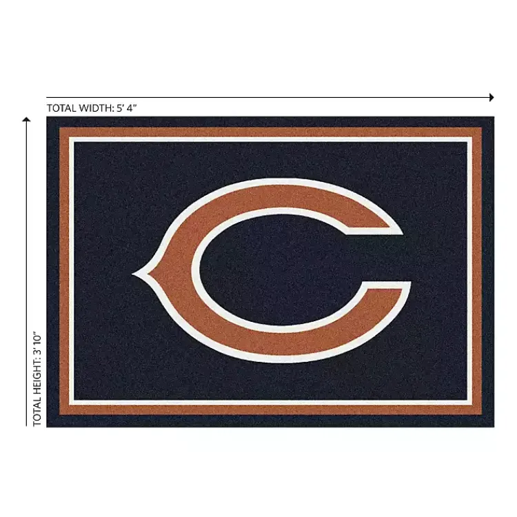 Kirklands Home Area Rugs|Chicago Bears Area Rug, 4x6