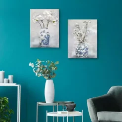 Kirklands Home Canvas Art|Chinoiserie I & II Canvas Art Prints, Set of 2