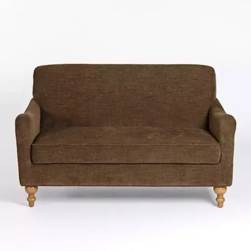 Kirklands Home Sofas & Loveseats|Chocolate English Loveseat Brown