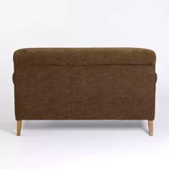 Kirklands Home Sofas & Loveseats|Chocolate English Loveseat Brown