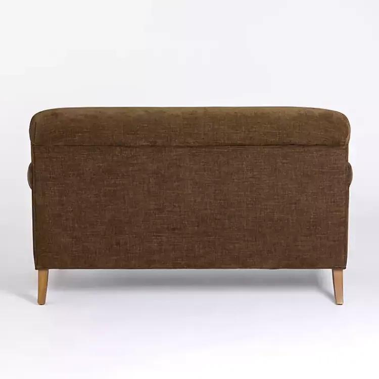 Kirklands Home Sofas & Loveseats|Chocolate English Loveseat Brown