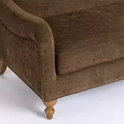 Kirklands Home Sofas & Loveseats|Chocolate English Loveseat Brown