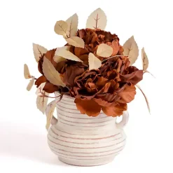 Hot Chocolate Peony Arrangement in Vase Arrangements & Greenery