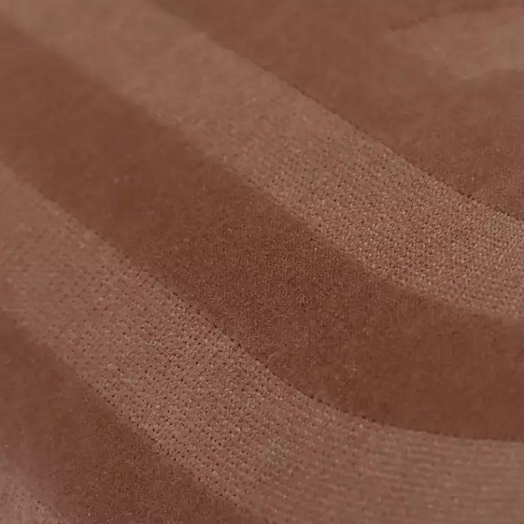 Outlet Chocolate Velvet Abstract Stripe Lumbar Pillow Pillows