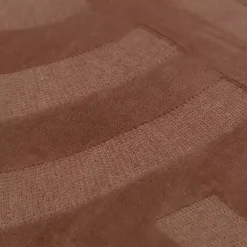 Outlet Chocolate Velvet Abstract Stripe Lumbar Pillow Pillows