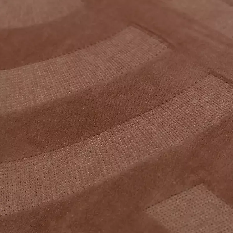 Outlet Chocolate Velvet Abstract Stripe Lumbar Pillow Pillows