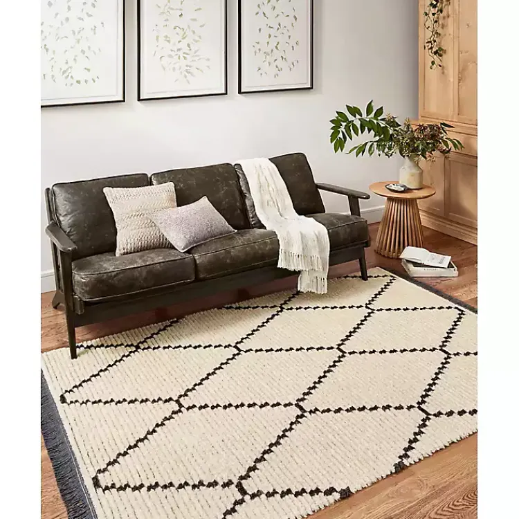 Kirklands Home Area Rugs|Chris Loves Julia x Loloi Alice Cream Runner, 2x4