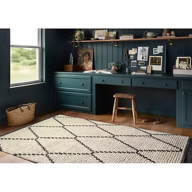 Kirklands Home Area Rugs|Chris Loves Julia x Loloi Alice Cream Rug, 3x5