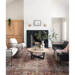 Kirklands Home Area Rugs|Chris Loves Julia x Loloi Jules Merlot Rug, 2x9