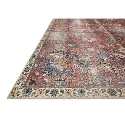 Kirklands Home Area Rugs|Chris Loves Julia x Loloi Jules Merlot Rug, 2x9