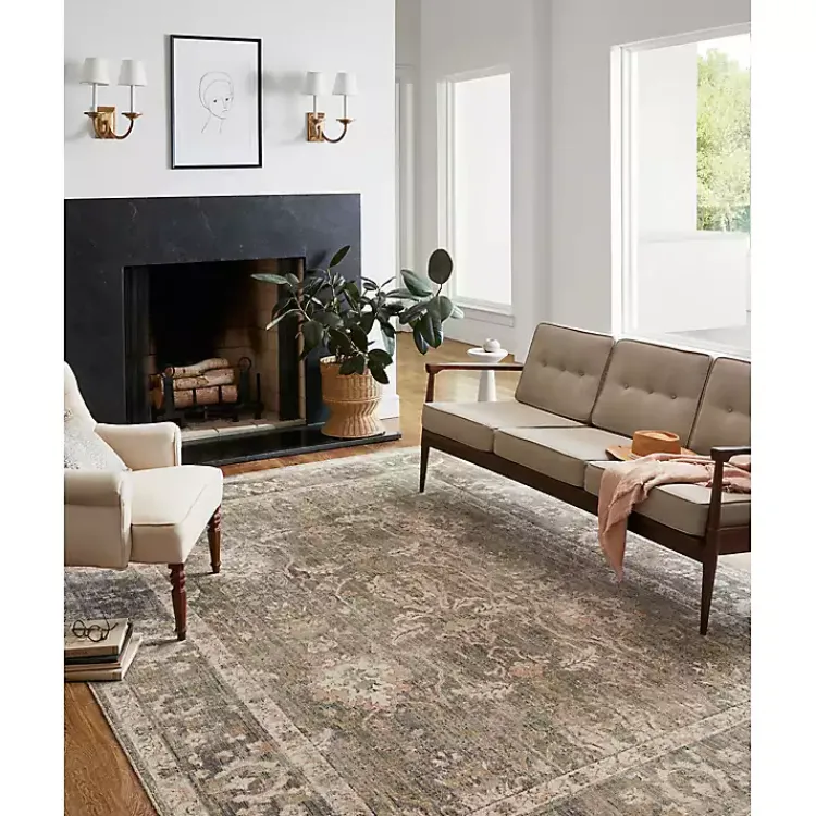 Kirklands Home Area Rugs|Chris Loves Julia x Loloi Sage Rosemarie Rug, 5x7 Green