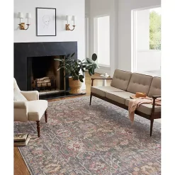 Kirklands Home Area Rugs|Chris Loves Julia x Loloi Rosemarie Gray Rug, 5x7