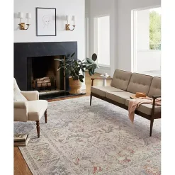 Kirklands Home Area Rugs|Chris Loves Julia x Loloi Rosemarie Iris Rug, 2x4 Gray