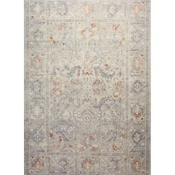Kirklands Home Area Rugs|Chris Loves Julia x Loloi Rosemarie Iris Rug, 6x9 Gray