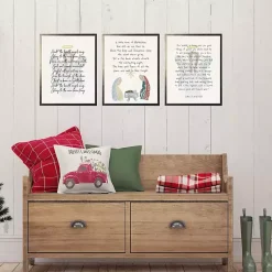 Sale Christmas Angel Verse Framed Print Christmas Art & Wall Decor