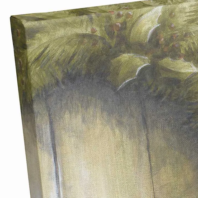 Hot Christmas Barn Animals Canvas Art Print Christmas Art & Wall Decor