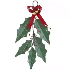 Sale Christmas Holly Swag Iron Wall Decoration Christmas Art & Wall Decor