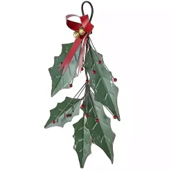 Sale Christmas Holly Swag Iron Wall Decoration Christmas Art & Wall Decor