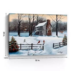 Christmas Old Hickory Tavern Canvas Art Print Christmas Art & Wall Decor