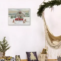 Outlet Christmas On The Farm Framed Art Print Christmas Decorations