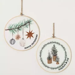 Sale Christmas Pine Loom Wall Plaques Christmas Art & Wall Decor