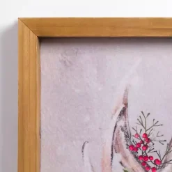 Best Christmas Reindeer with Greenery Wall Plaque Christmas Art & Wall Decor