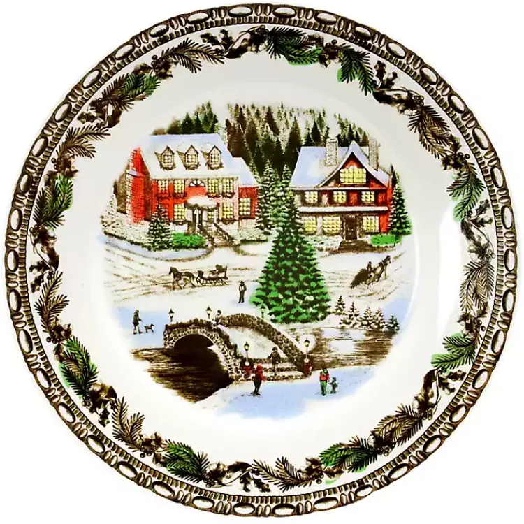 New Christmas Toile 16-pc. Dinnerware Set Christmas Dining & Entertaining