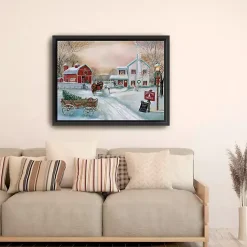 Online Christmas Tree Farm Framed Art Print, 42x32 in. Christmas Art & Wall Decor