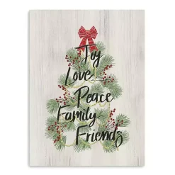 Hot Christmas Tree Sentiment Canvas Print Christmas Art & Wall Decor