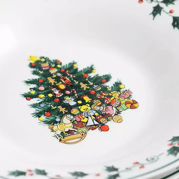 Hot Christmas Tree Trimming 16-pc. Dinnerware Set Christmas Dining & Entertaining