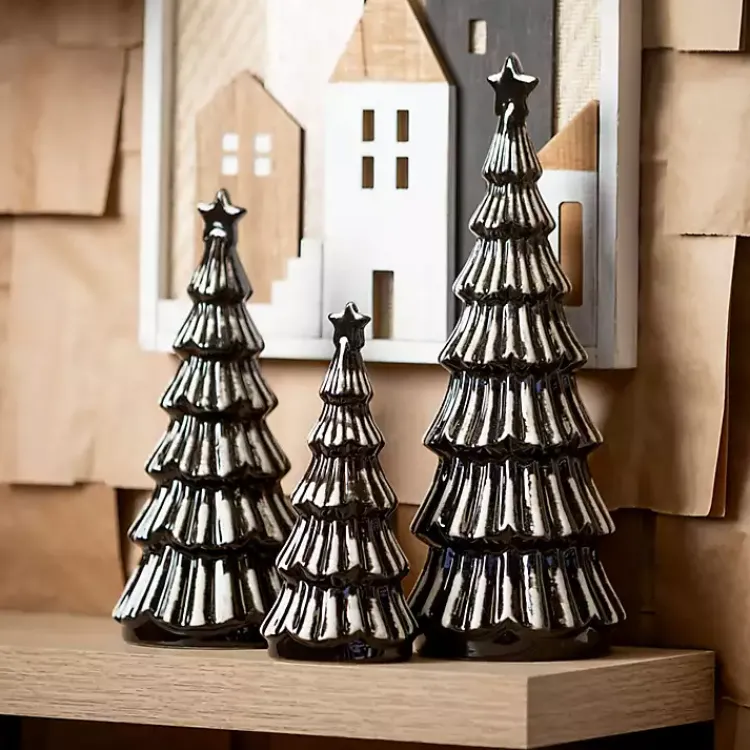 Outlet Christmas Village Framed Wall Plaques, Set of 2 Christmas Art & Wall Decor