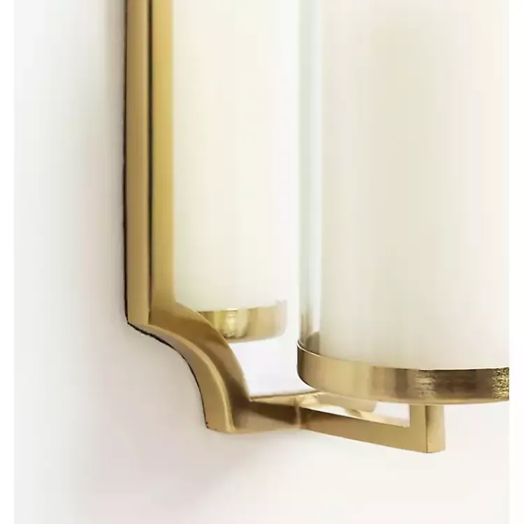 Discount Ciel Mirrored Pillar Candle Sconce Sconces