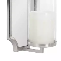 Best Ciel Mirrored Pillar Candle Sconce Sconces