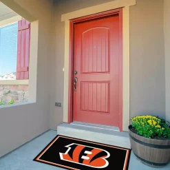 Kirklands Home Area Rugs|Cincinnati Bengals Area Rug, 3x4 Black