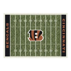 Kirklands Home Area Rugs|Cincinnati Bengals Home Field Area Rug, 6x8