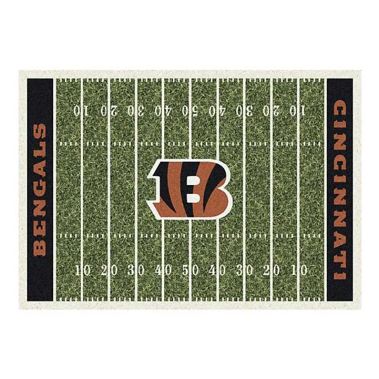 Kirklands Home Area Rugs|Cincinnati Bengals Home Field Area Rug, 6x8