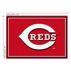 Kirklands Home Area Rugs|Cincinnati Reds Spirit Rug, 3x4